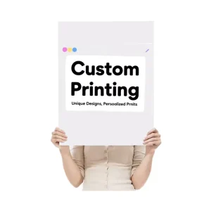 Custom A0/A1 Paper Printing Wall Art Poster Color Advertising Photo for Movie Music Anime Poster Decorations