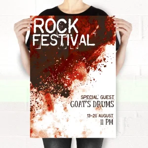 Custom A0 A5 High Quality Paper Posters Personalized Living Room Decor with High Quality Flyer Printing Service