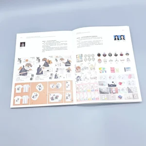 Custom A4/A5 Office Brochure Offset Printing Coated Paper Perfect Binding Custom Logo Graphic Design