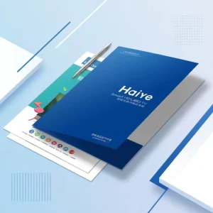 Custom A4 One Page Proposal Design Offset Printed Coated Paper Luxury Professional Business Company Envelope Presentation Folder