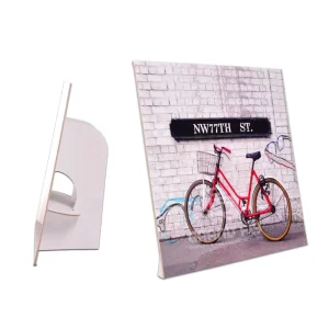 Custom A5 Cardboard Easel-Back Standee 5mm Thick KT Board Sign with Portable Holder Table Display