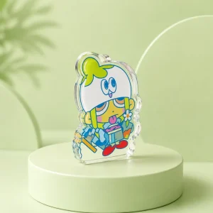 Custom Acrylic Block Stand Personalized Cartoon Character Thick Clear Self Standing Desk Decoration Gift