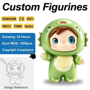 Custom Action Figure Cartoon Designer Art Figurine Cute Blind Box OEM Home Decor Toy Model