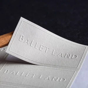 Custom Adhesive Brand Logo Sticker Embossed Logo Printing UV Printing Matte Sealing Surface Custom Shape Size Packaging Labels