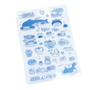 Custom Adhesive Natural Vinyl Colorful Food Stickers Waterproof Label Printing Beverage Sticker Labels