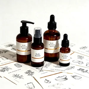 Custom Adhesive Waterproof Packaging Cosmetic Personalised Round Roll Printed Logo Bottle Labels Stickers