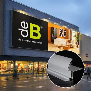 Custom Advertising Light Box Frame Profile Textile Backlit Display Frame for Hospitality Signage Solution