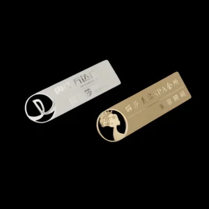 Custom Aluminum ID Badge with Logo Print for Employees