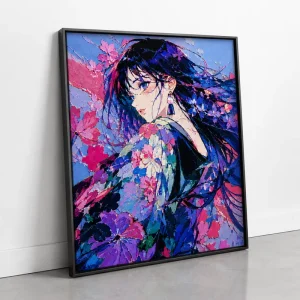 Custom Anime 3D Relief Art Prints Raised Display Commercial Printing Solutions Fine Art Illustration For Artist Art Exhibition