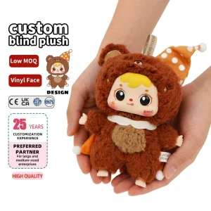 Custom Anime Figure Character IP Brand Mascot Doll Toys Mystery Box Manufacturer ODM Plush Toy