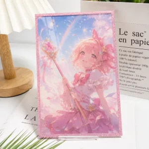Custom Anime Paper insert Acrylic Autograph Boards And Holographic Paper insert Boards UV Printing