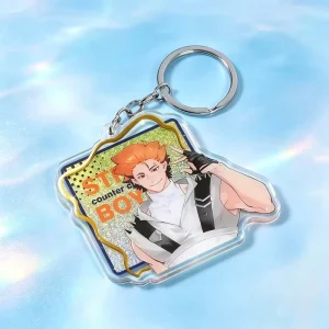 Custom Anime Style Acrylic Keychain Creative Figure Charm Souvenir