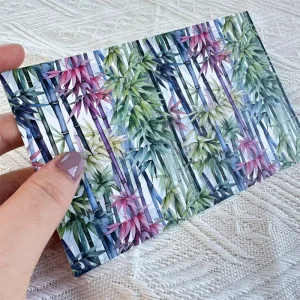 Custom Art Greeting Card Color Printing Thank You Greeting Card for Flower Shops and Companies Business