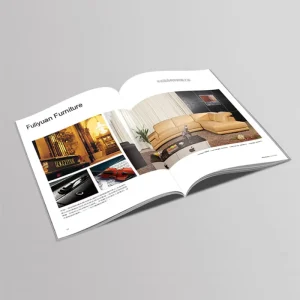 Custom Art Paper Leaflet Catalogue Booklet Brochure Printing Service with Offset Printing