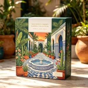 Custom Art Pattern Folding Gift Box for Food Beverage Gift Sets