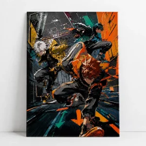 Custom Art Prints 3D Varnish Raised Spot UV Printing Multi-Layer Anime Textured Illustration Tactile Effect Merch Collectibles