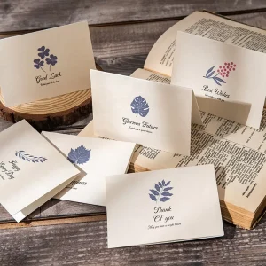 Custom Artistic Small Greeting Card Birthday Blessing Graduation Thank You Valentine Teacher Day Universal Greeting Cards