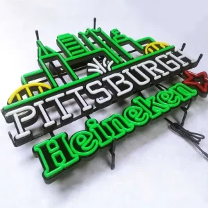 Custom Bar LED Neon Light Luminous Characters Transformer Powered Billboard Signboard