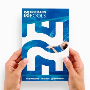 Custom Bi-fold Brochure Printing Service Matte/Glossy Lamination Product Promotion Leaflet Company Profile Flyer