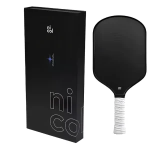 Custom Black Magnetic Flip Paper Box for Pickleball Paddle, Premium Rigid Packaging Box with Custom Logo Printing