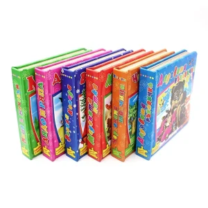 Custom Board Book Printing Children Board Book Printing Full Color Baby Kids Children Book Printing Service