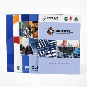 Custom Book Printing Service for Brochures Catalogs Photo Magazines Perfect Binding Booklet Foldable Flyer Printing