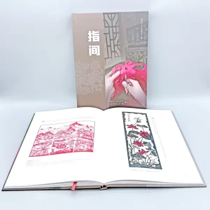Custom Book Printing Services Hardcover Limited Edition Books With Painted Sprayed Edge Novel Book Printing