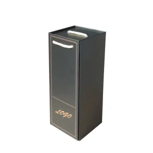 Custom Bottle Gift Paper Box Designs with Magnetic Closure