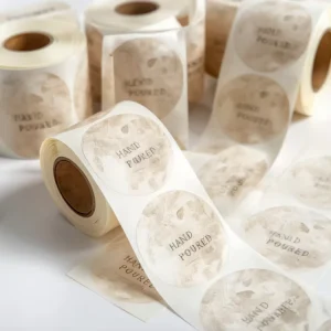 Custom Bottle Sticker Labels Waterproof Adhesive Product Labels Roll Printing for Packaging Branding