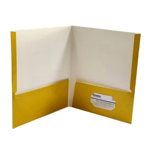 Custom Brand Logo Durable 9 X 12 Paper File Folder Business Legal Size Presentation Folder With 2 Pockets