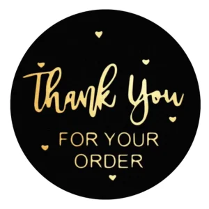 Custom Brand Logo Vinyl Roll Label Stickers Durable Waterproof Adhesive Stickers for Restaurant Chain Packaging Candle Craft