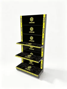 Custom Brand Metal Display Stand Multi Layers Retail Display Rack for Hardware Motorcycle Accessories