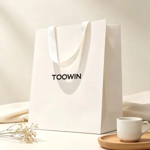 Custom Branded Boutique Carrier Shopping Bags Paper Bag With Logo