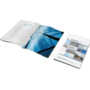 Custom Brochure Booklet Instruction Manual Leaflet Folleto Plegable Printing Premium Paper Logo Printing Folding Flyer Catalogue