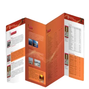 Custom Brochure Printing Folded Brochure Leaflet Printing Customized Booklet Printing