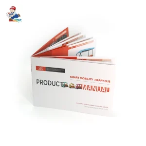 Custom Brochure and Manual Printing with Saddle Stitching on Kraft Offset Paper for Business Needs