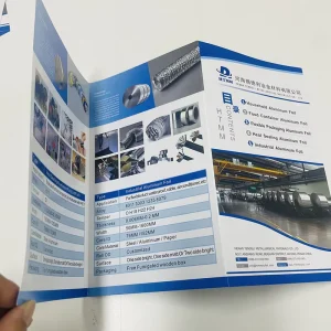 Custom Business Advertising Brochure Promotional Full Color Digital Printed Glossy Cardboard Flyer Leaflet Personalized Manual