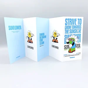 Custom Business Advertising Full-Color Offset Environmental Friendly A5 Glossy Paper Manual Flyer Personalized Printed Cardboard
