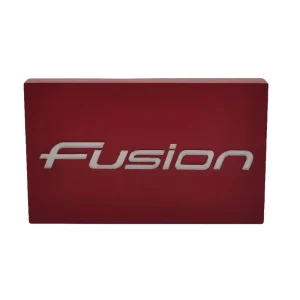 Custom Business Brand Logo Block and Red Wooden Display Block Sign