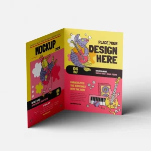 Custom Business Brochure Printing Glossy Film 157gsm Coated Fancy Cardboard Professional Folded Flyers Promotional Materials