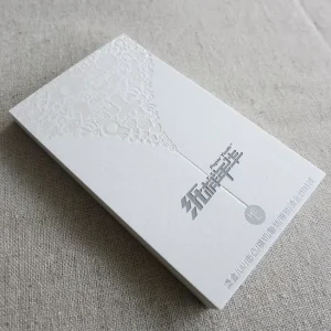 Custom Business Card Paper with Embossing Finish Digital Printing Factory Direct Magnetic Card Type