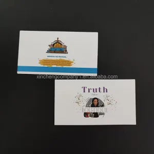 Custom Business Cards 300gsm/400gsm Coated Paper/Cardboard | Screen Printing | 5.4x9cm Customizable Shapes