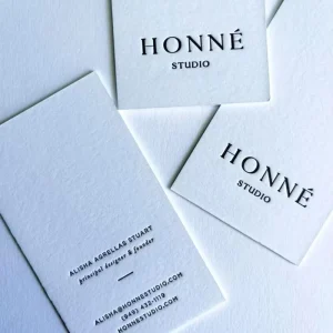 Custom Business Cards Art Paper Embossing Exclusive Custom Design Available Ideal for Small Businesses