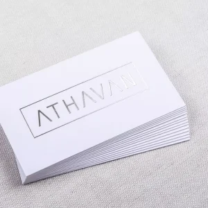 Custom Business Cards & Brand Logo Cards Printing on Art Paper with Digital Printing and Embossing
