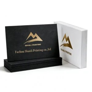 Custom Business Cards Coated Paper Printed Business Cards with Logo Embossing for Small Business Marketing Promotion