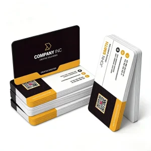 Custom Business Cards Coated Paper Printed Business Cards with Logo Embossing for Small Business Marketing Promotion