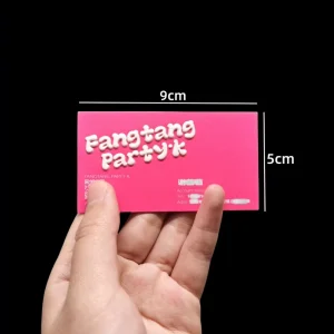 Custom Business Cards Embossed Debossed Logo Printing on Cardboard Thank You Card Design for Small Businesses