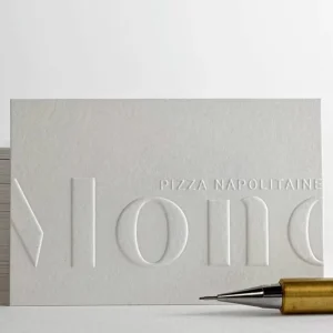 Custom Business Cards for Small Businesses Embossed Logo Ideal for Corporate Business Negotiations