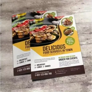 Custom Business Flyers Design Your Own Promotional Leaflets with Double Side Printing