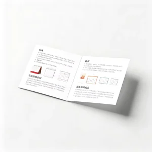 Custom Business Foldable Brochure Instruction Flyer & Catalogue Display Advertising Printing Service